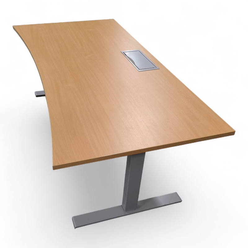 Hevsenk 180x90cm Bøk laminat, grått