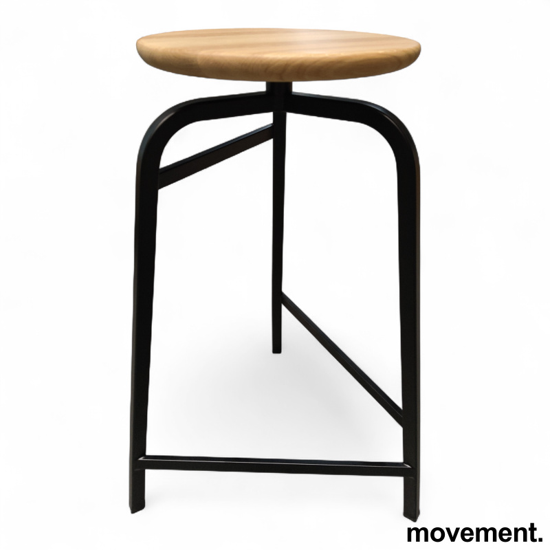 Treble barstol, 65cm Lysoljet eik, - 1 / 2