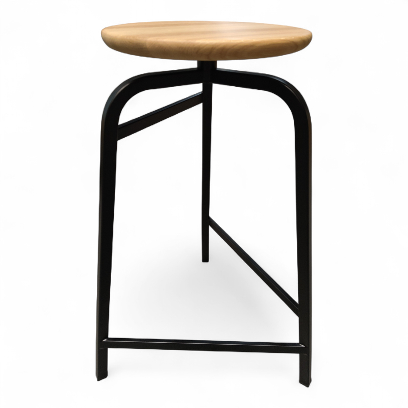 Treble barstol, 65cm Lysoljet eik,