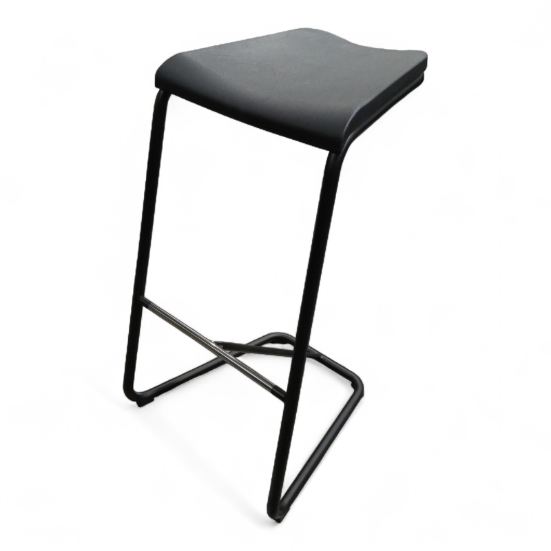 Add barkrakk 80cm Sort sete, sort