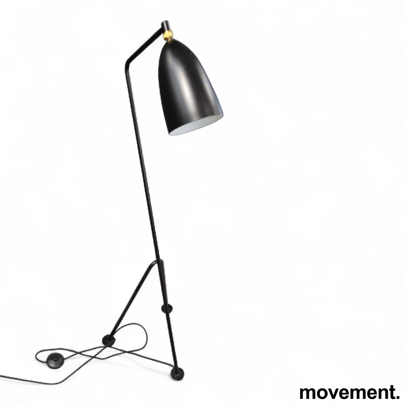 Grasshopper gulvlampe Sort, Pent - 1 / 2