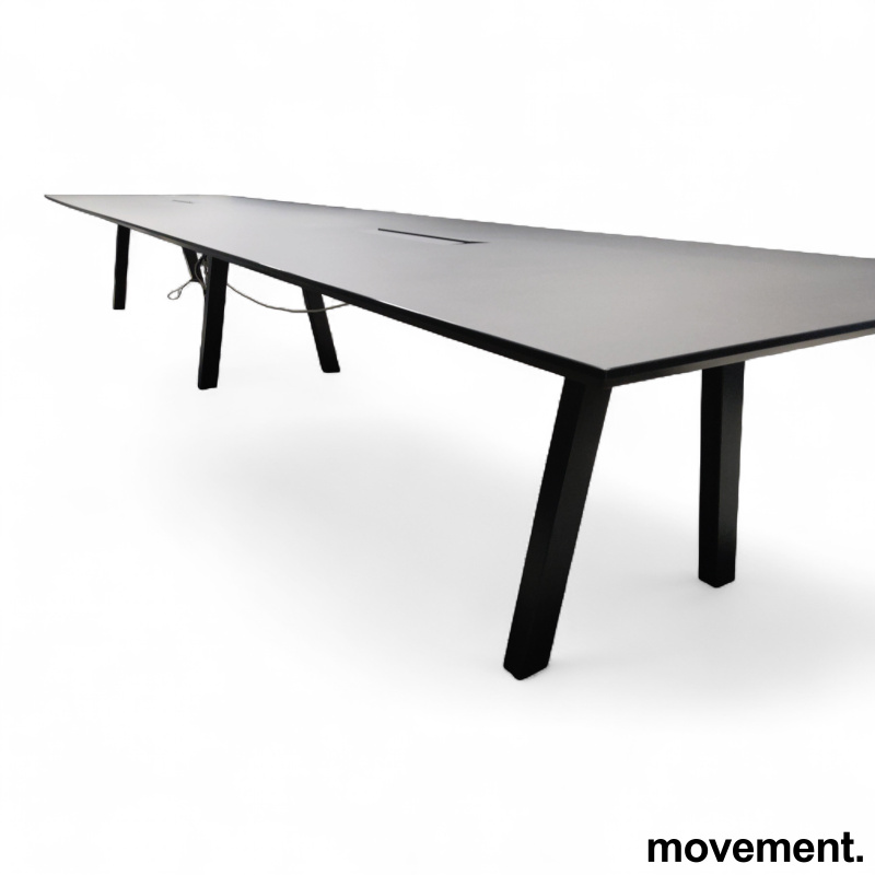 Factor møtebord 525x120cm Sort - 2 / 3