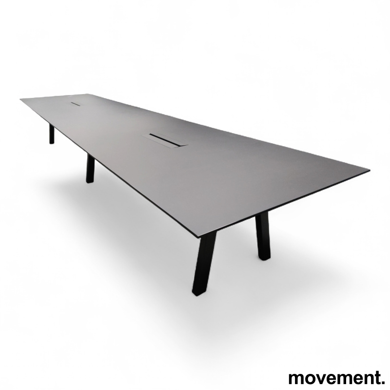 Factor møtebord 525x120cm Sort - 1 / 3