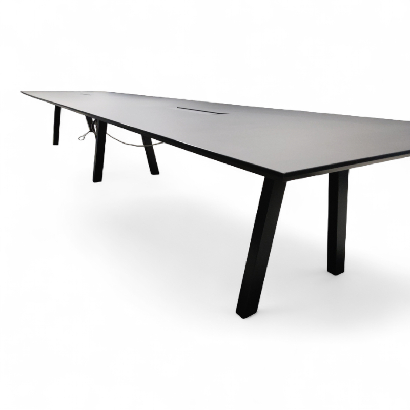 Factor møtebord 525x120cm Sort