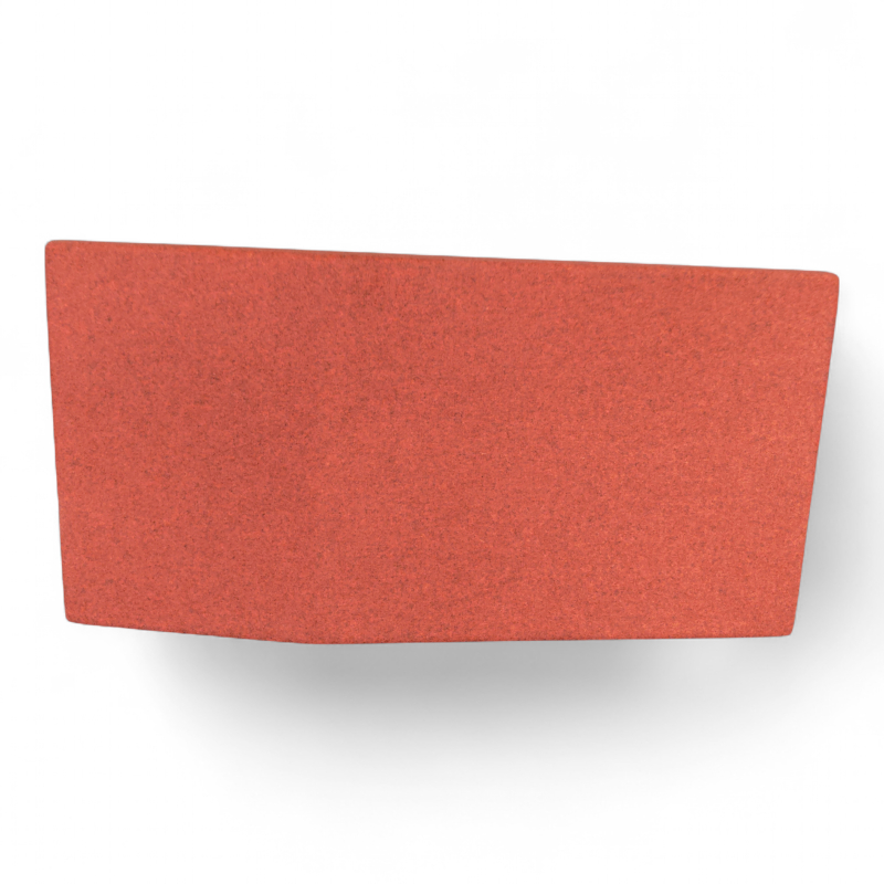 Triline wall panel Rødorange,