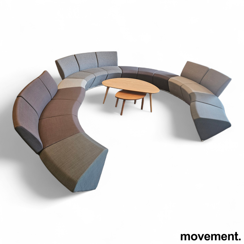 Spino modulsofa, 15 moduler Mørk - 2 / 2