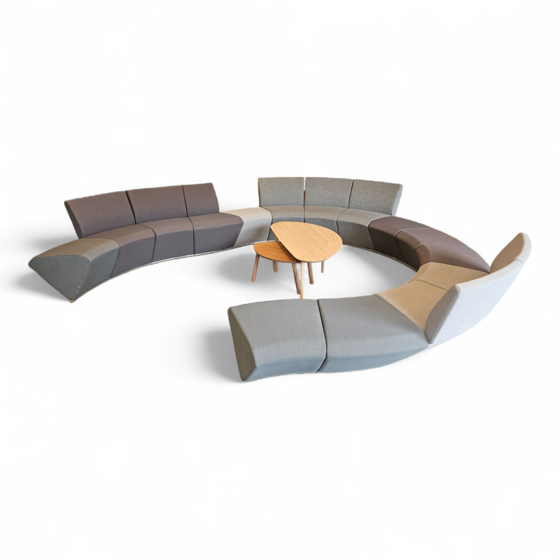 Spino modulsofa, 15 moduler Mørk