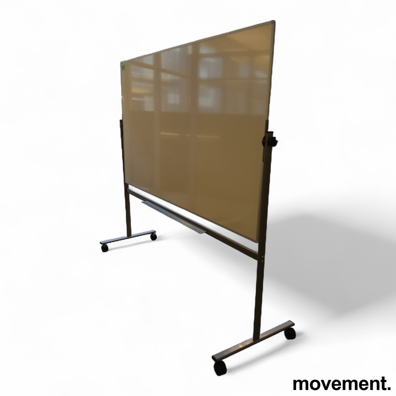 Whiteboard på hjul 200x120cm Hvit, - 1 / 2