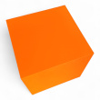 Primary pouf 02 Orange, Pent brukt - 2 / 2