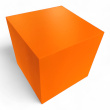 Primary pouf 02 Orange, Pent brukt - 1 / 2
