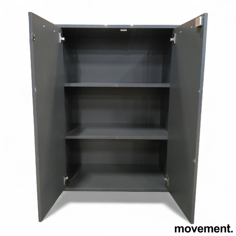 Jive skap, 3A4, 80cm Mørk grå, Pent - 2 / 3