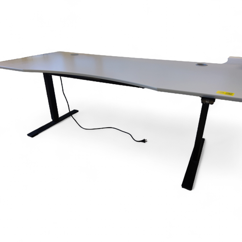 Delta hevsenk 200x90cm Lys grå