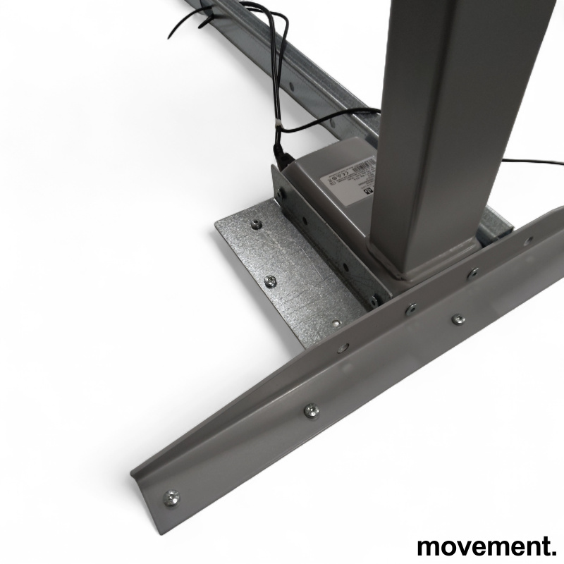 Hevsenk 160x80cm Hvit laminat, - 4 / 4