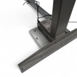 Hevsenk 160x80cm Hvit laminat, - 4 / 4