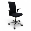 Futu 1020 med armlene Sort stoff, - 1 / 2