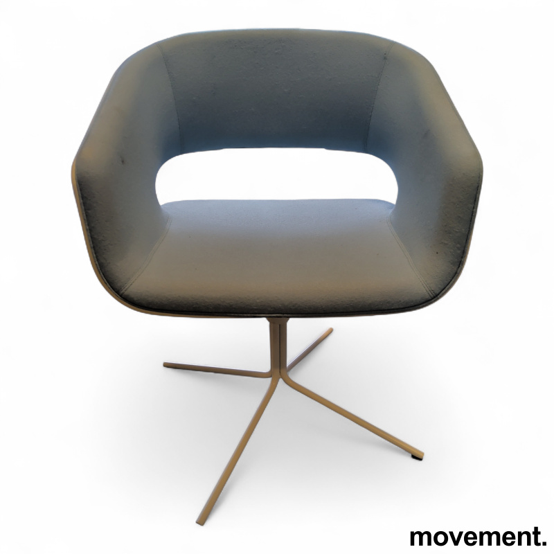 Gap Swivel Lyst blått stoff, hvit - 1 / 2