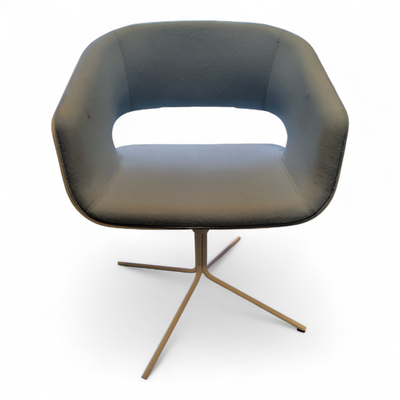 Gap Swivel Lyst blått stoff, hvit
