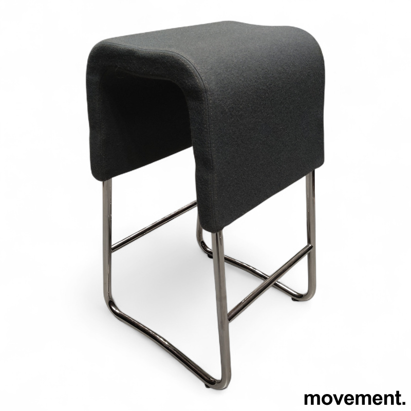 Plint barstol 38cm, lav Grått - 2 / 3