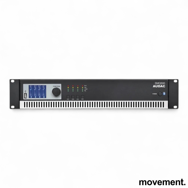 SMQ500 forsterker 4x500W, Pent - 1 / 2
