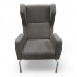 Drop loungestol med ottoman Grått - 2 / 4