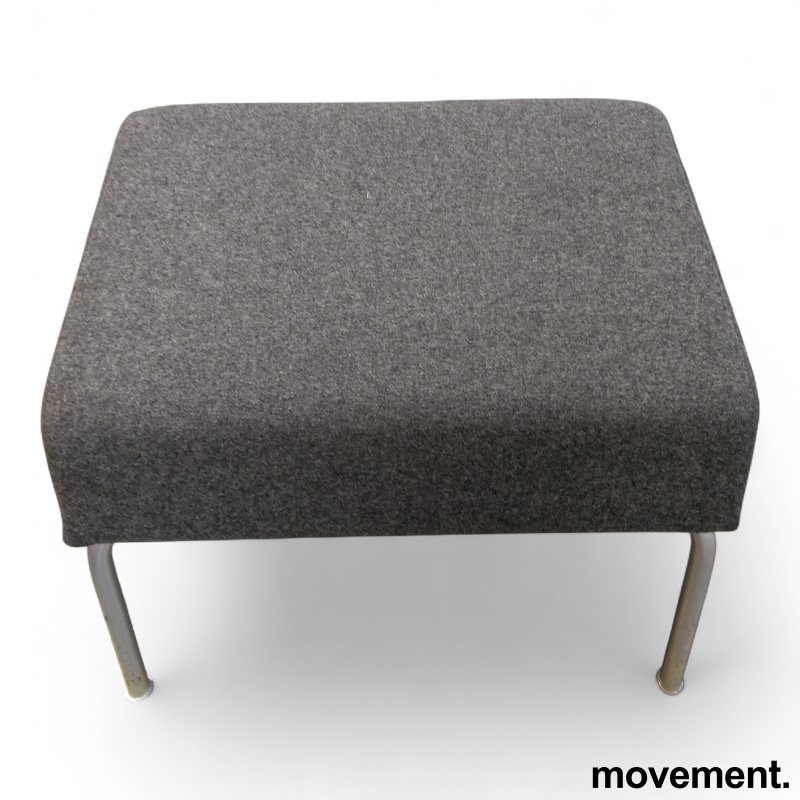 Drop loungestol med ottoman Grått - 4 / 4