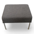 Drop loungestol med ottoman Grått - 4 / 4
