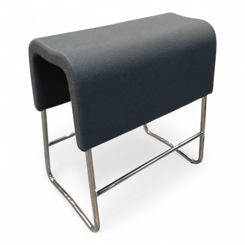 Plint barstol 60cm, lav Grått