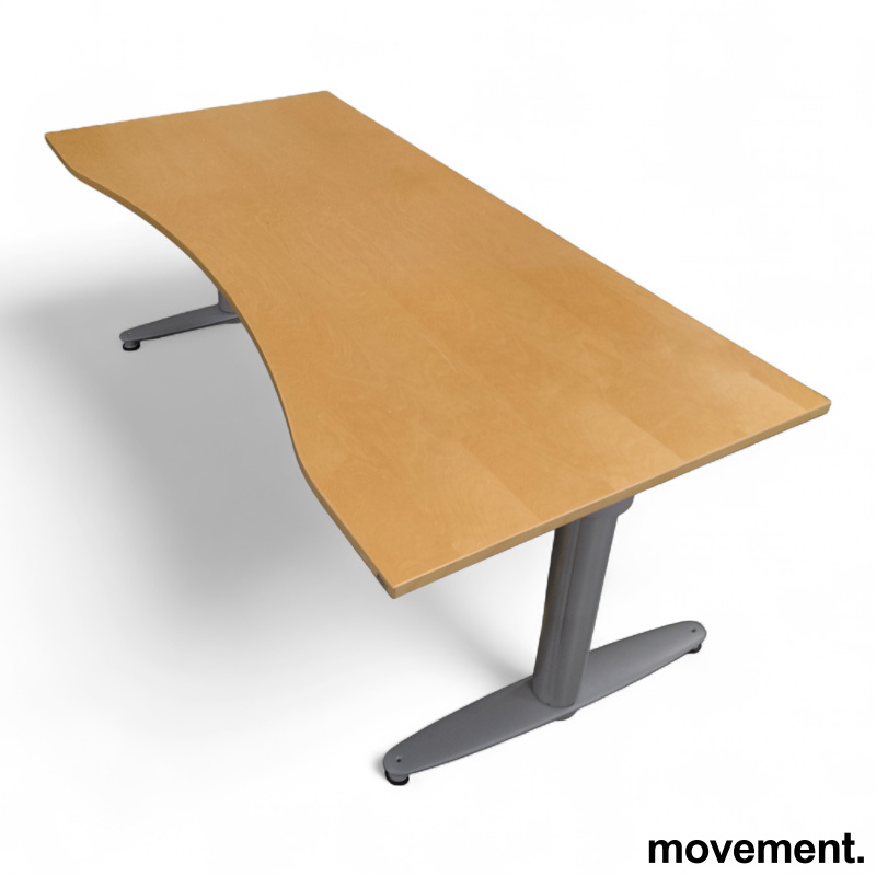 T-serie hevsenk 180x80cm Bjerk - 1 / 2