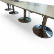 Flexus møtebord 420x120cm, søylefot - 3 / 3