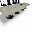 Flexus møtebord 420x120cm, søylefot - 2 / 3