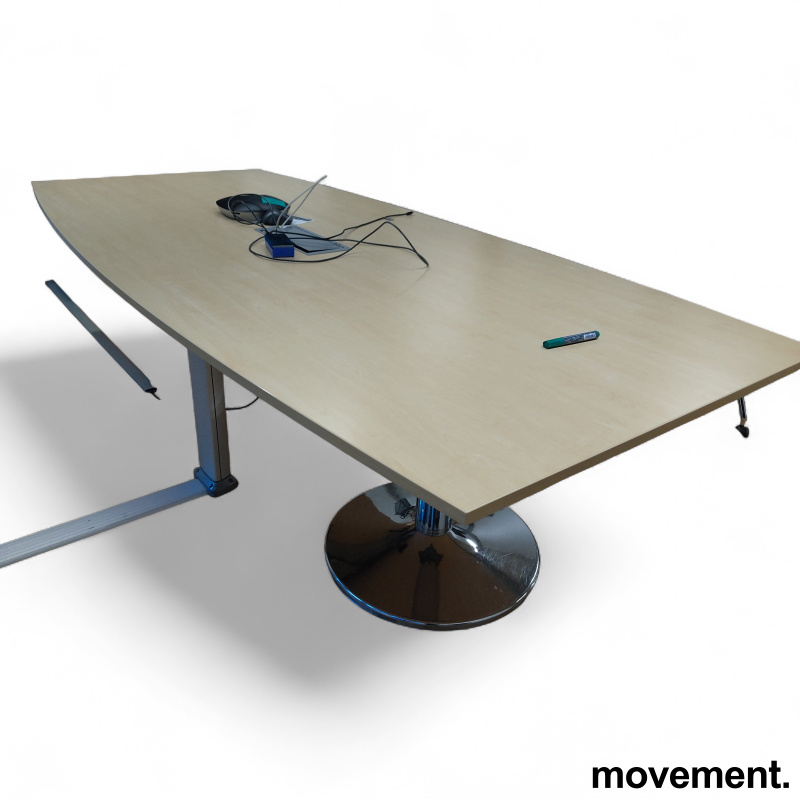 Flexus møtebord 260x120cm, søylefot - 2 / 2
