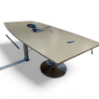 Flexus møtebord 260x120cm, søylefot - 2 / 2