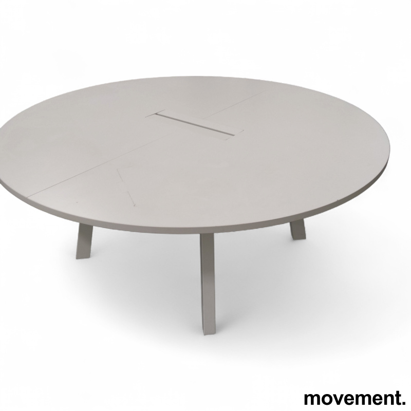 Factor Møtebord Ø=180cm Hvit - 1 / 2