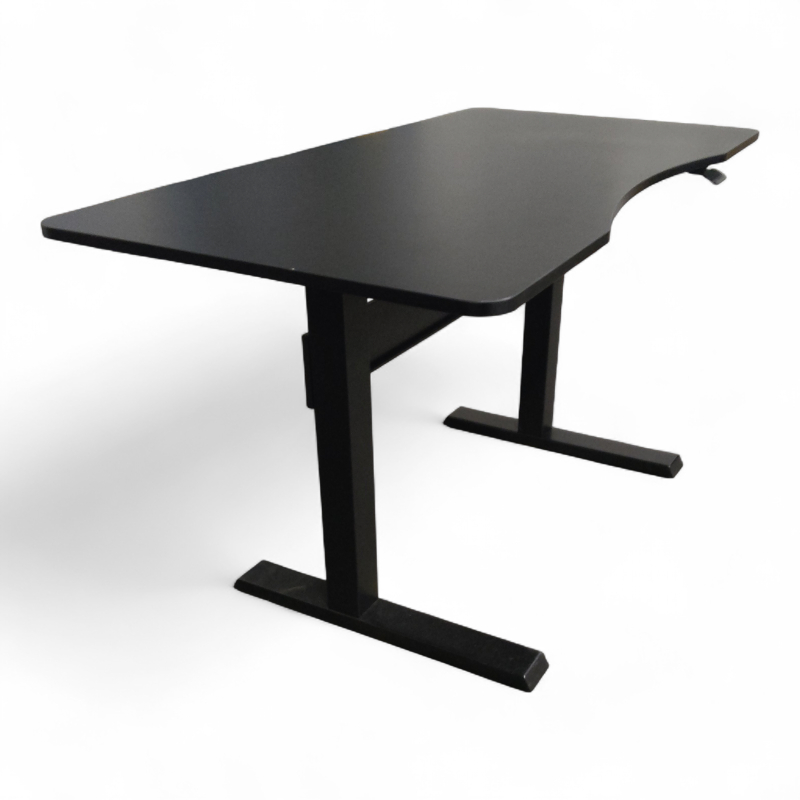 Skrivebord manuell hevsenk 145x73cm