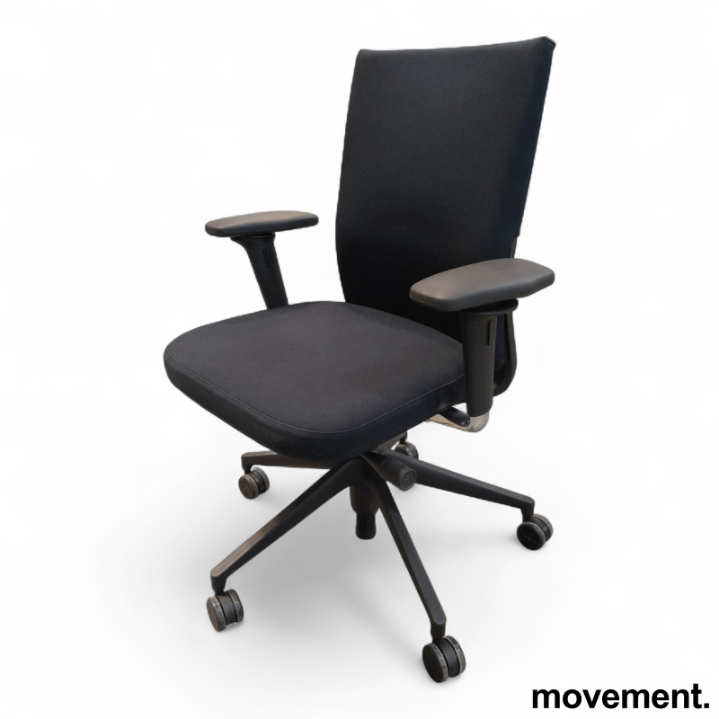 ID Soft med armlene Sort stoff, - 2 / 4