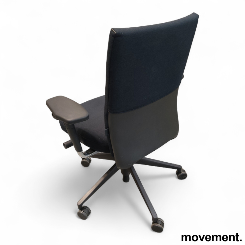 ID Soft med armlene Sort stoff, - 3 / 4