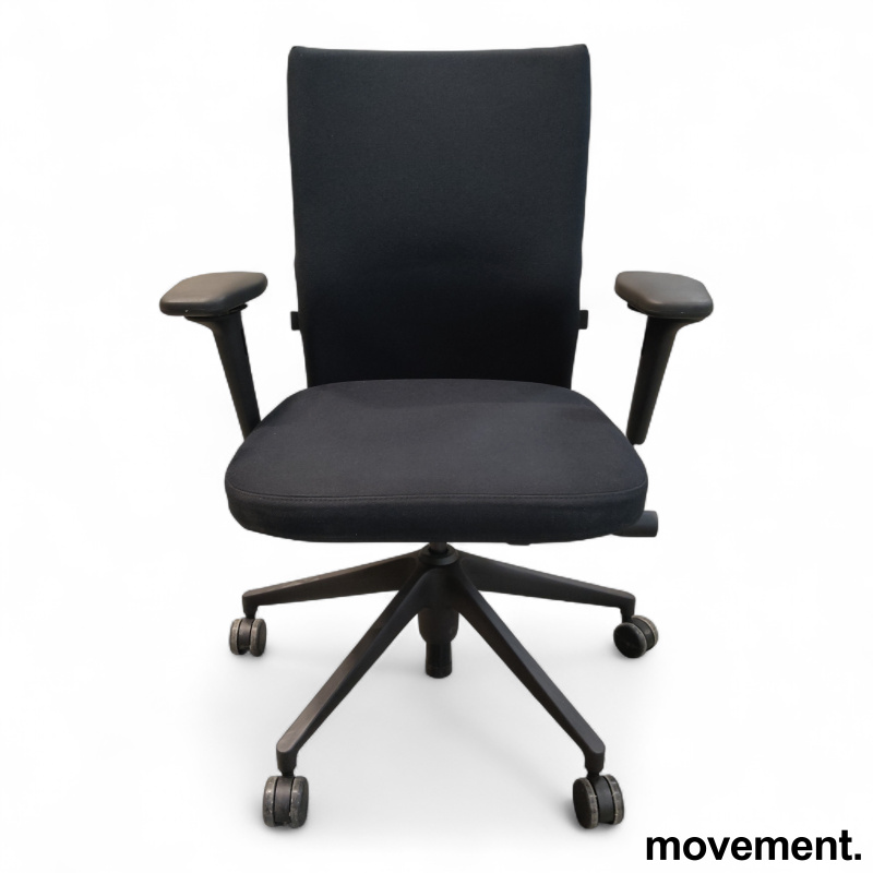 ID Soft med armlene Sort stoff, - 4 / 4