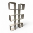 Pause reol Aluminium, Pent brukt - 1 / 3