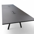 Lux møtebord 360x110cm Sort - 1 / 3