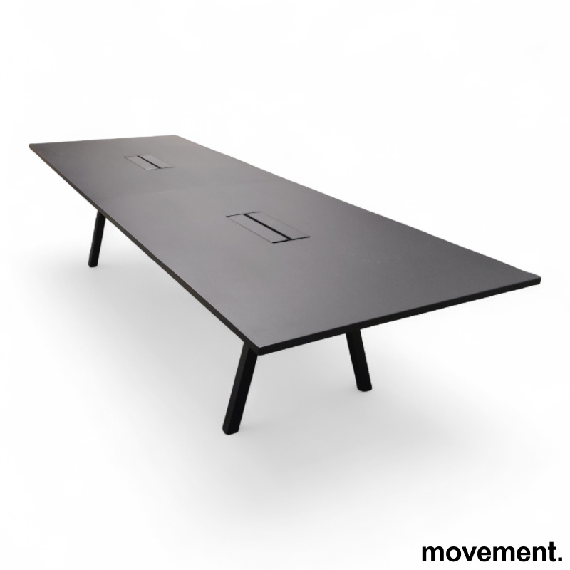 Lux møtebord 360x110cm Sort - 3 / 3