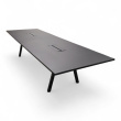 Lux møtebord 360x110cm Sort - 3 / 3