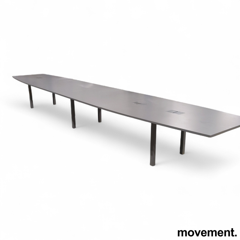 Edge møtebord 630x120cm Grå - 1 / 2