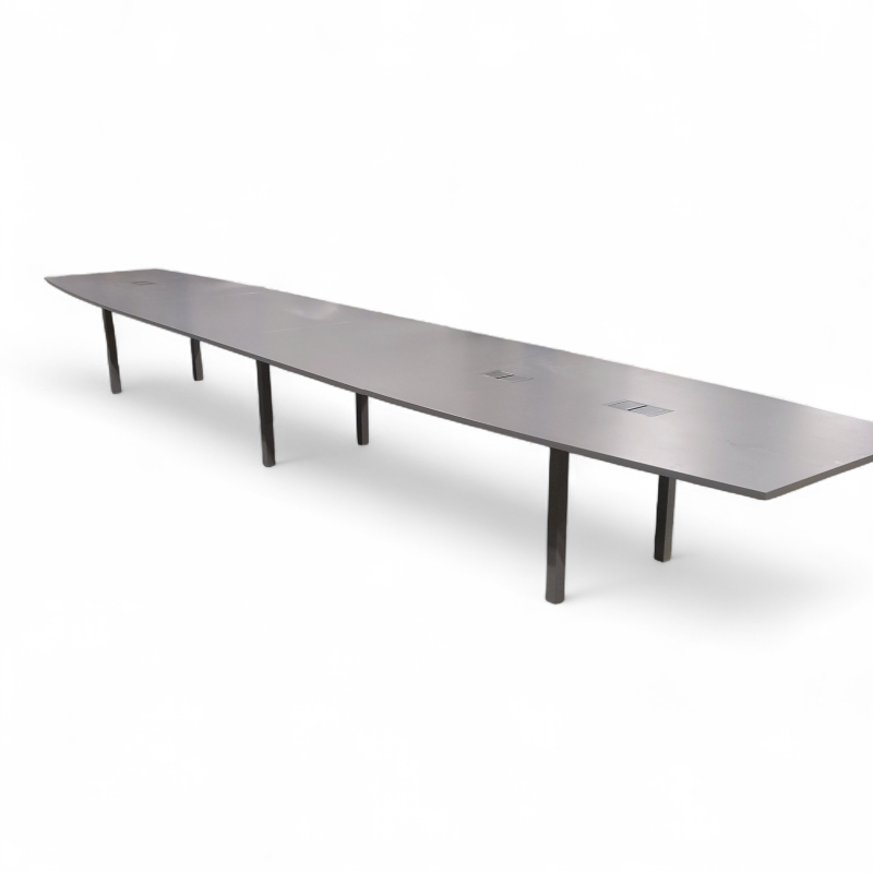 Edge møtebord 630x120cm Grå