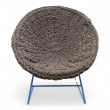 Lana Chair Varmgrå håndheklet - 4 / 4