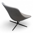 Auki S113 loungestol Grått stoff, - 3 / 4