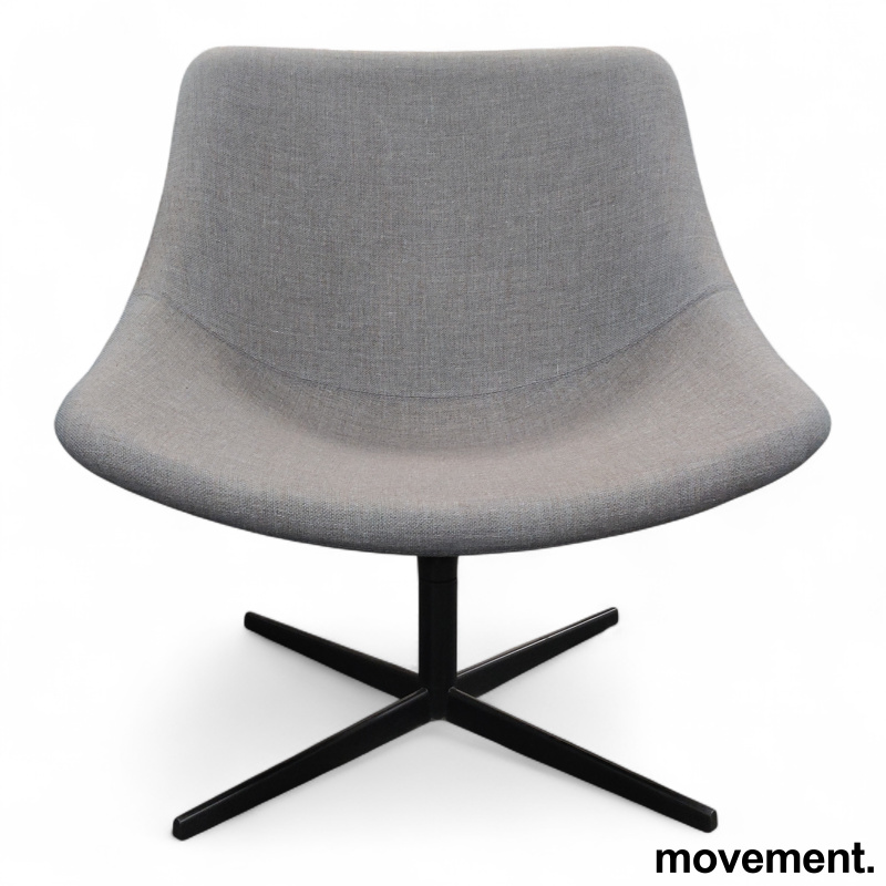 Auki S113 loungestol Grått stoff, - 4 / 4