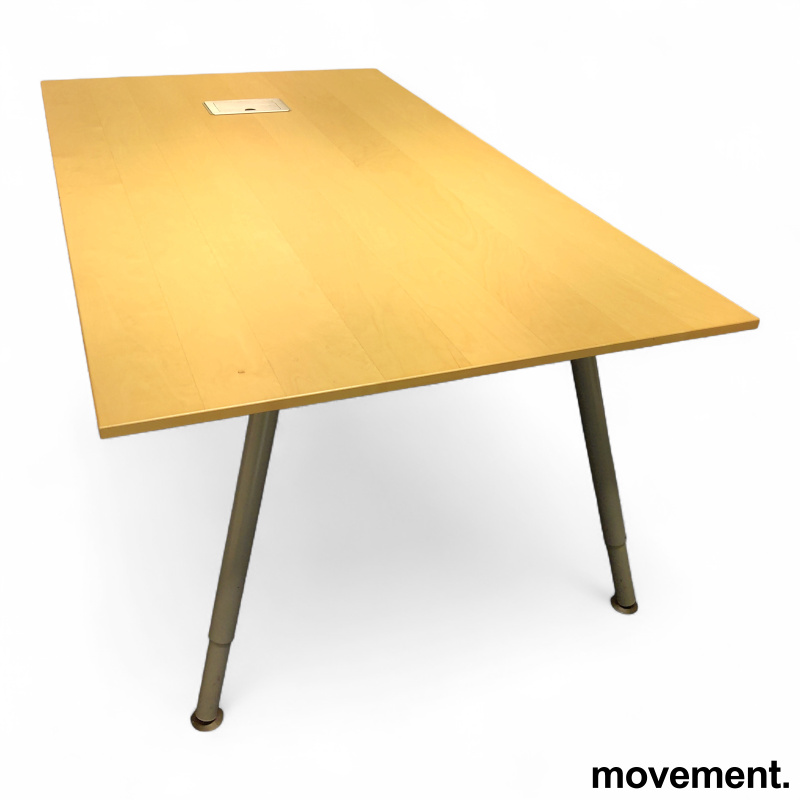 Galant møtebord 200x120cm Bjerk - 1 / 2
