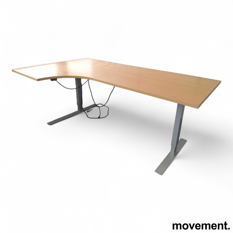 Izi pro hjørneskrivebord 200x120cm, - 1 / 4