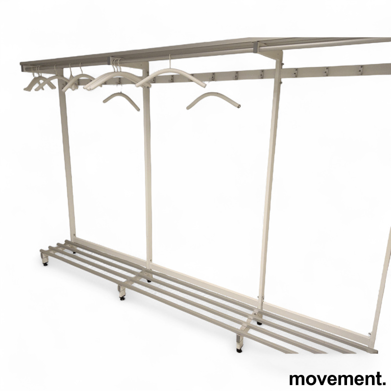 Garderobestativ 270cm Hvit og - 2 / 2