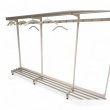 Garderobestativ 270cm Hvit og - 2 / 2